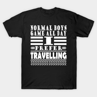 Travel caravan adventure freedom countries T-Shirt